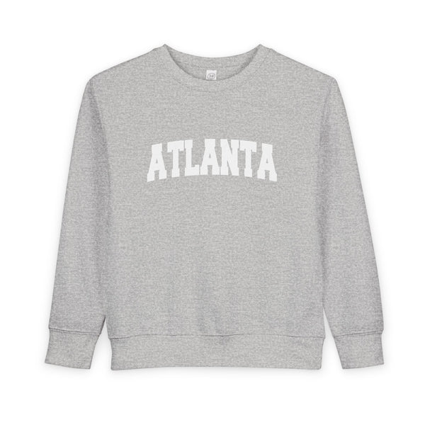Atlanta Toddler Sweatshirt - Atlanta Toddler Crewneck Sweatshirt