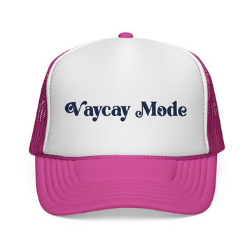 Buy pink Vacay Mode Retro Trucker Hat
