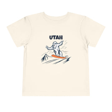 Utah Yeti Snowboard Toddler Tee