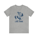 Lake Tahoe, California T-Shirt - Skeleton Skier Unisex Lake Tahoe Shirt-2