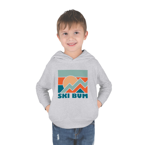 Ski Bum Toddler Hoodie - Unisex Ski Bum Toddler Sweatshirt