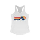 Park City, Utah Women's Racerback Tank Top - Mountain Lover Sleeveless Shirt, Women's Park City Hiking Tank-1