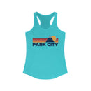 Park City, Utah Women's Racerback Tank Top - Mountain Lover Sleeveless Shirt, Women's Park City Hiking Tank-3