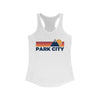 Park City, Utah Women's Racerback Tank Top - Mountain Lover Sleeveless Shirt, Women's Park City Hiking Tank