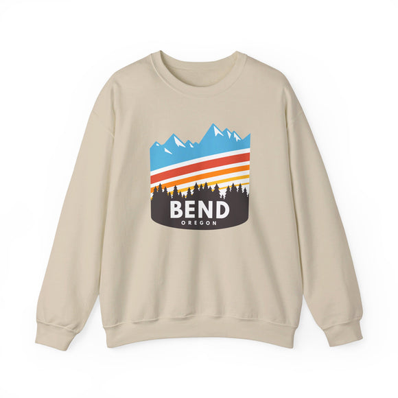 Bend, Oregon Sweatshirt - Unisex Retro Crewneck Bend Sweatshirt