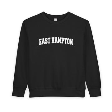 Buy black East Hampton, New York Toddler Sweatshirt - East Hampton Toddler Crewneck Sweatshirt