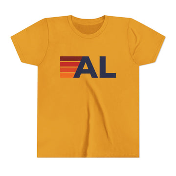 Buy mustard Alabama Youth Tee - AL T Shirt