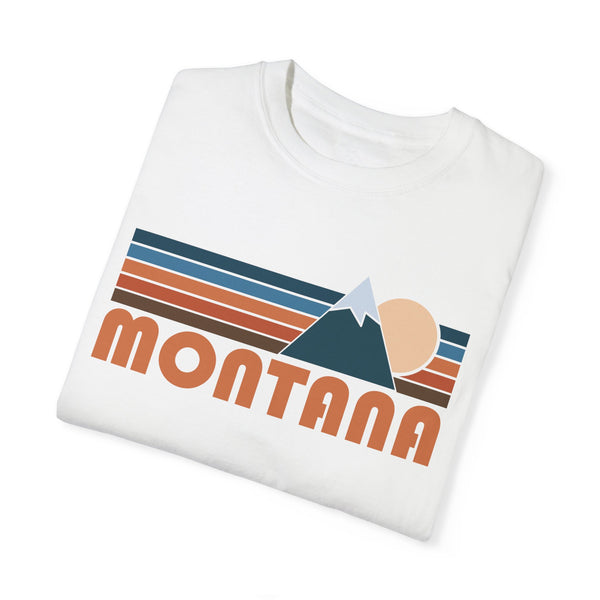 Montana Graphic Tee, Comfort Colors Retro Unisex T shirt, Mountain Adventure Shirt