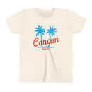 Cancun, Mexico Youth Shirt - Retro Palm Tree Cancun Kid's T-Shirt-7