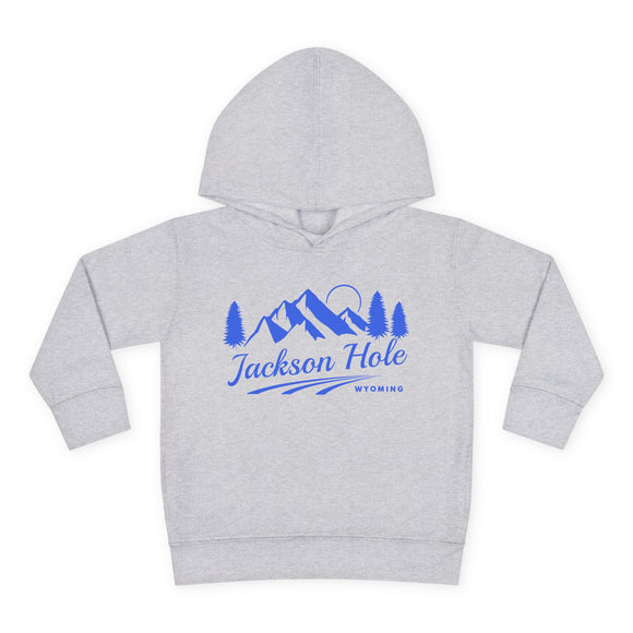 Jackson Hole, Wyoming Toddler Hoodie - Unisex Mountain Jackson Hole Pullover Sweatshirt, Kids Hooded Jumper, Wyoming Souvenir