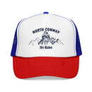 North Conway, New Hampshire Ski Babe Trucker Hat — Foam Mesh Cap-5