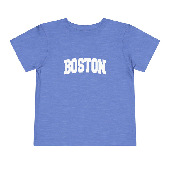 Boston, Massachusetts Toddler Graphic Tee - Kids Boston Vacation Shirt