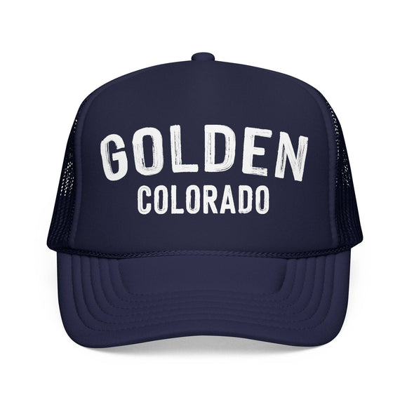 Kids Golden, Colorado Trucker Hat - Youth Snapback Cap
