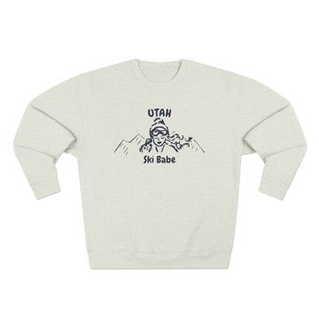 Premium Utah Ski Babe Sweatshirt