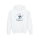 California Youth Hoodie - Snow Ski Kids California Hooded Sweatshirt-1