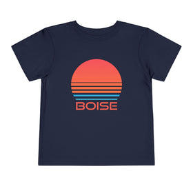 Boise, Idaho Toddler T-Shirt - Retro 80s Toddler Boise Shirt