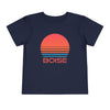 Boise, Idaho Toddler T-Shirt - Retro 80s Toddler Boise Shirt