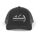 Jackson Hole, Wyoming Snapback Trucker Cap - Embroidered Jackson Hole Hat-1