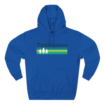 Buy royal-blue Premium Tennessee Hoodie - Retro Unisex Sweatshirt