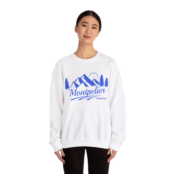 Montpelier, Vermont Sweatshirt - Unisex Mountain Montpelier Sweatshirt