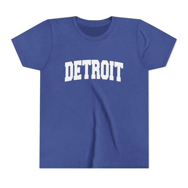 Detroit, Michigan Youth Graphic Tee - Kids Detroit T Shirt