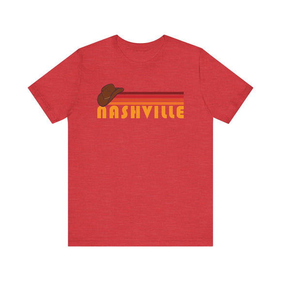 Nashville, Tennessee T-Shirt Retro Hat - Adult Unisex Nashville T Shirt