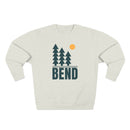 Premium Bend, Oregon Pine Tree Graphic Sweatshirt — Retro Nature Crewneck-3