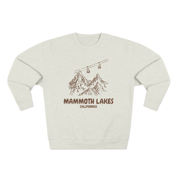 Premium Mammoth Lakes, California Gondola Ski Mountain Sweatshirt
