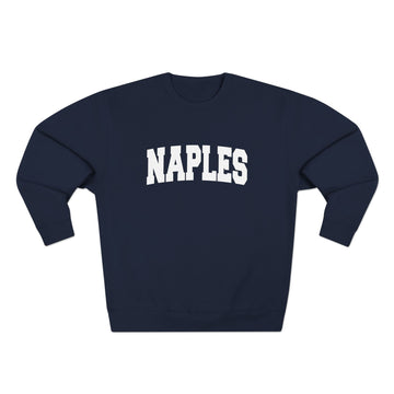 Buy navy Premium Naples, Florida Retro Graphic Sweatshirt