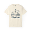 Montana Graphic Tee - Mountain Illustration Montana T Shirt-1