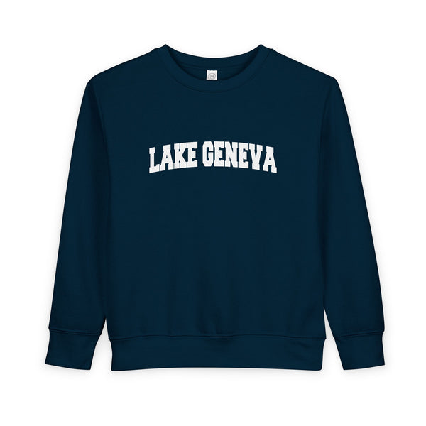 Lake Geneva, Wisconsin Toddler Sweatshirt - Lake Geneva Toddler Crewneck Sweatshirt