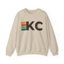 Kansas City, Missouri KC Retro Stripe Sweatshirt-2