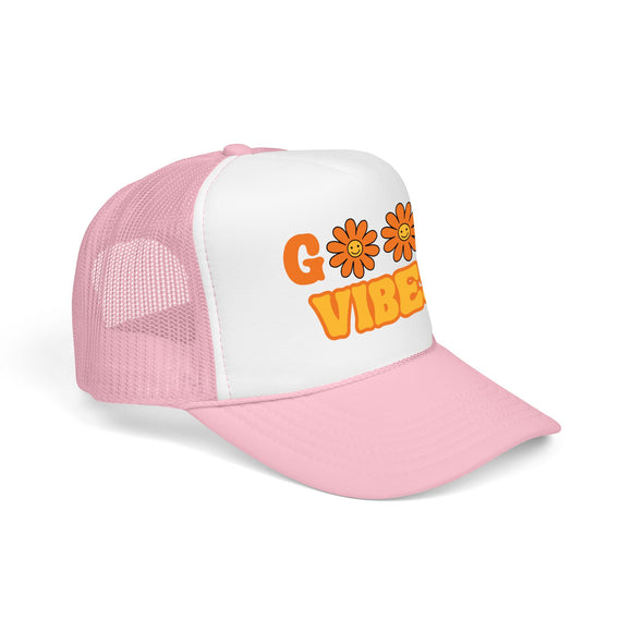Good Vibes Trucker Hat Boho