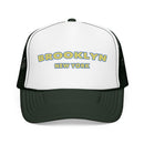 Brooklyn, New York Foam Trucker Hat – Retro Varsity City Cap-4