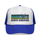 North Carolina Retro Bike Trucker Hat - Vintage Style North Carolina Cap-4