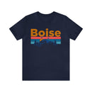Boise, Idaho Shirt - Mountain Sunset Unisex Boise T-Shirt-8
