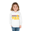 Vail, Colorado Toddler Hoodie - Retro Sunrise Unisex Vail Toddler Sweatshirt