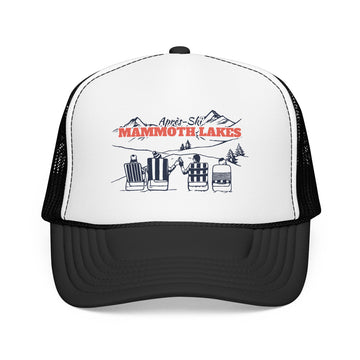 Mammoth Lakes, California Après-ski Trucker Hat — Foam Mesh Cap - 0