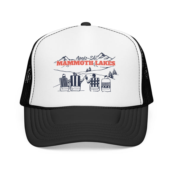 Mammoth Lakes, California Après-ski Trucker Hat — Foam Mesh Cap