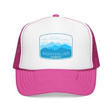Montpelier, Vermont Trucker Hat - Foam Mountain Cap - 0