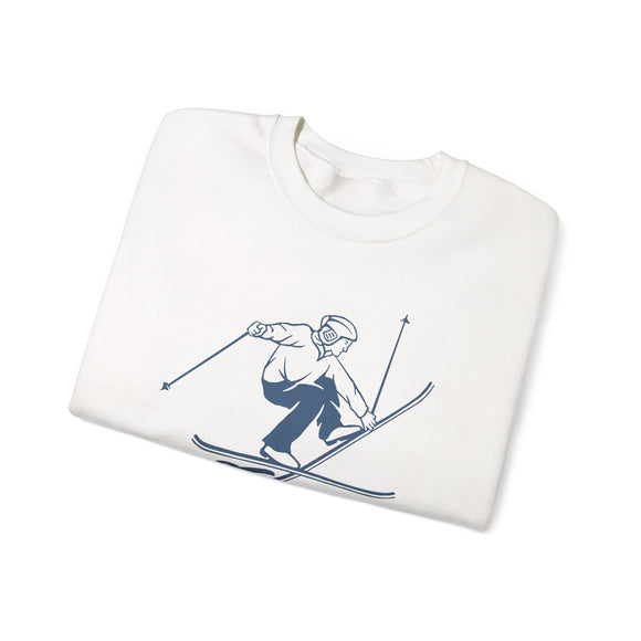 Taos, New Mexico Sweatshirt - Vintage Skiing Graphic Crewneck