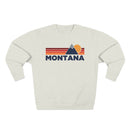 Premium Montana Mountain Lines Graphic Sweatshirt-1