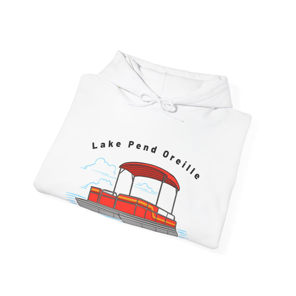 Lake Pend Oreille, Idaho Hoodie - Unisex Ski Lift Lake Pend Oreille