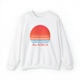 Alaska Sweatshirt - Unisex Retro 80s Alaska Sweatshirt