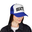 Seattle, Washington Collegiate Style Trucker Hat-22