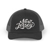 New Jersey Snapback Trucker Cap - Embroidered New Jersey Hat