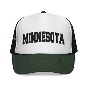 Buy dark-green Minnesota Retro Collegiate Style Trucker Hat