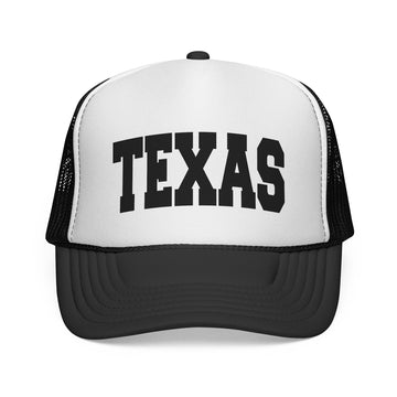 Texas Retro Collegiate Style Trucker Hat - 0