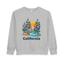 Illustration, California Toddler Sweatshirt - Illustration Toddler Crewneck Sweatshirt-2