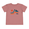 Vail, Colorado Toddler T-Shirt - Retro Palm Tree Toddler Vail Shirt